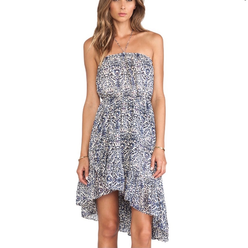 Free People Safari Sun Dress in Tea Combo